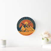 Pyramides antiques Power Round Wall Horloge (Maison)