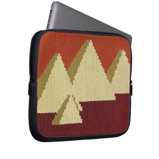 Pyramides Artisan Crochet Imprimer Sac électroniqu (Devant droit)