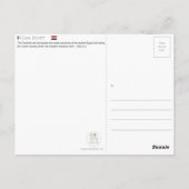 Pyramides de Gizeh, Égypte Carte postale (Dos)