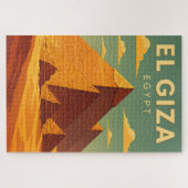 Pyramides de Gizeh Vintage Puzzle – Rétro (Horizontal)