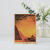  Pyramides Egypte Reis Briefkaart (Staand voorkant)