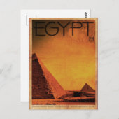  Pyramides Egypte Reis Briefkaart (Voorkant / Achterkant)
