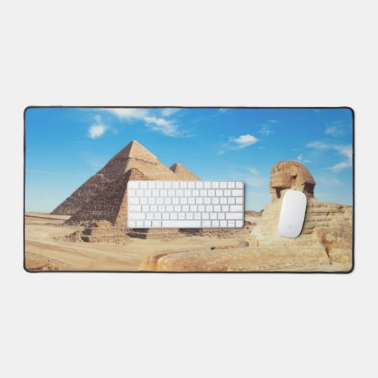 Pyramides et Sphinx Desk Mat (Clavier et souris)