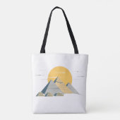 Pyramides et Sun Egypt Sac pour femmes (Dos)