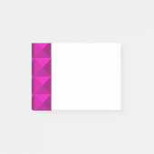 Pyramides magenta Post-it Notes (Devant)