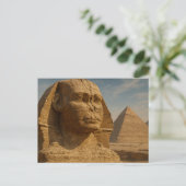 Pyramides Sphinx antiques Mystique Carte Postale A (Debout devant)