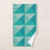 Pyramides Turquoise (Serviette à main)