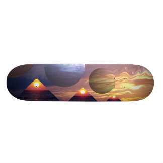 Pyramides voor verlichting skateboard