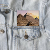 Pyramids Sphinx Ancient Egypt Khufu Pharaoh  Button (Insitu)