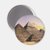 Pyramids Sphinx Ancient Egypt Khufu Pharaoh  Magneet (Voorkant / Achterkant)