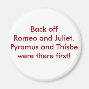 Pyramus en Thisbe Magneet