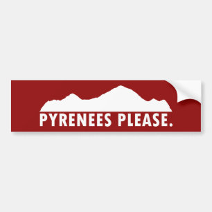 Pyreneeën Alsjeblieft Bumpersticker