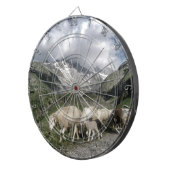 pyreneeën landschap dartbord (Voorkant Rechts)