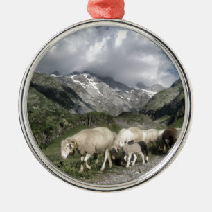 pyreneeën landschap metalen ornament