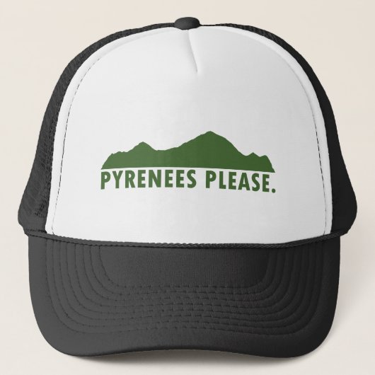 Pyreneeën Trucker Pet (Voorkant)