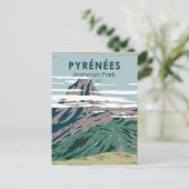 Pyrenees Nationaal Park Frankrijk Briefkaart (Staand voorkant)