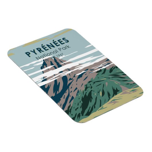 Pyrenees Nationaal Park Frankrijk Magneet (Rechterzijde)