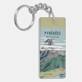 Pyrenees Nationaal Park Frankrijk  Sleutelhanger (Voorkant Links)