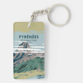 Pyrenees Nationaal Park Frankrijk  Sleutelhanger (achterkant)