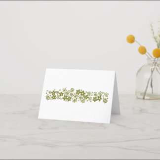 Pyrex Crazy Daisy Carte pour notes - Blanc