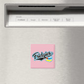 Pyrex Fridgies Honkbal Script Magneet (Insitu (Vaatwasser))