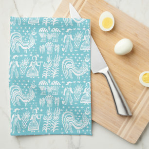 Pyrex Patroon - Amish Butterprint (wit) Theedoek