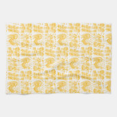  Pyrex Patroon - Butterprint Yellow Oranje Theedoek (Horizontaal)