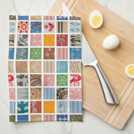 Pyrex Pattern Kitchen Towel Theedoek (Quarter Fold)