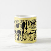  Pyrex Pattern - Mod Kitchen (zwart) Koffiemok (Center)