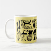  Pyrex Pattern - Mod Kitchen (zwart) Koffiemok (Links)