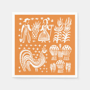  pyrexpatroon - Butterprint (Amish Farmer) Servet