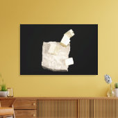 Pyriet kristallen in schalie canvas afdruk (Insitu (Woonkamer))