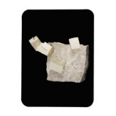 Pyriet kristallen in schalie magneet (Verticaal)