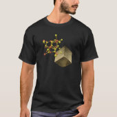 Pyrite Structure minérale en cristal T-shirt (Devant)
