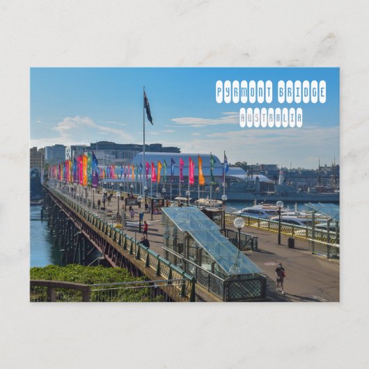 Pyrmont-brug Briefkaart (Voorkant)