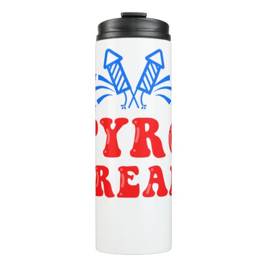 Pyro Freak Pyrotechnics Fireworks Firecracker Gift Thermosbeker (Voorkant)