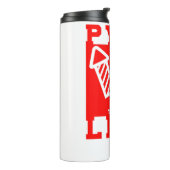 Pyro Liga Pyrotechnicus Firecracker Fireworks Gift Thermosbeker (Gedraaid links)