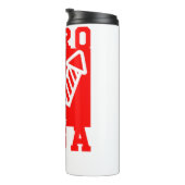 Pyro Liga Pyrotechnicus Firecracker Fireworks Gift Thermosbeker (Geroteerd rechts)