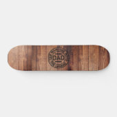 Pyrografie Pap Man Myth Legend Wood Skateboard (Horizontaal)