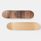 Pyrografie Pap Man Myth Legend Wood Skateboard (Horizontaal)
