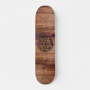 Pyrografie Papa De Man Mythe Legende Hout Skateboard