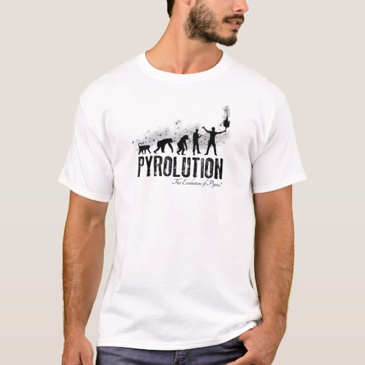 Pyrolution - The Evolution of Pyros T-shirt (Voorkant)