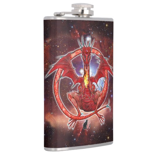 Pyrope Cosmic Dragon Hip Flask Heupfles (Rechts)