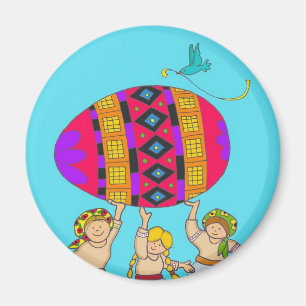 Pysanka Girls Magneet