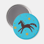 Pysanka symbool: Paard Magneet (Voorkant / Achterkant)