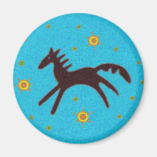 Pysanka symbool: Paard Magneet