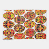 Pysanki Paaseieren Theedoek (Horizontaal)