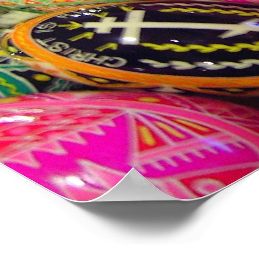 Pysanky Design - poster - Gepersonaliseerd (Hoek)