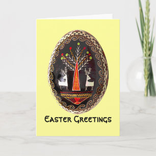 Pysanky Oekraïense paaskaart Feestdagen Kaart