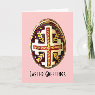 Pysanky Oekraïense paaskaart Feestdagen Kaart